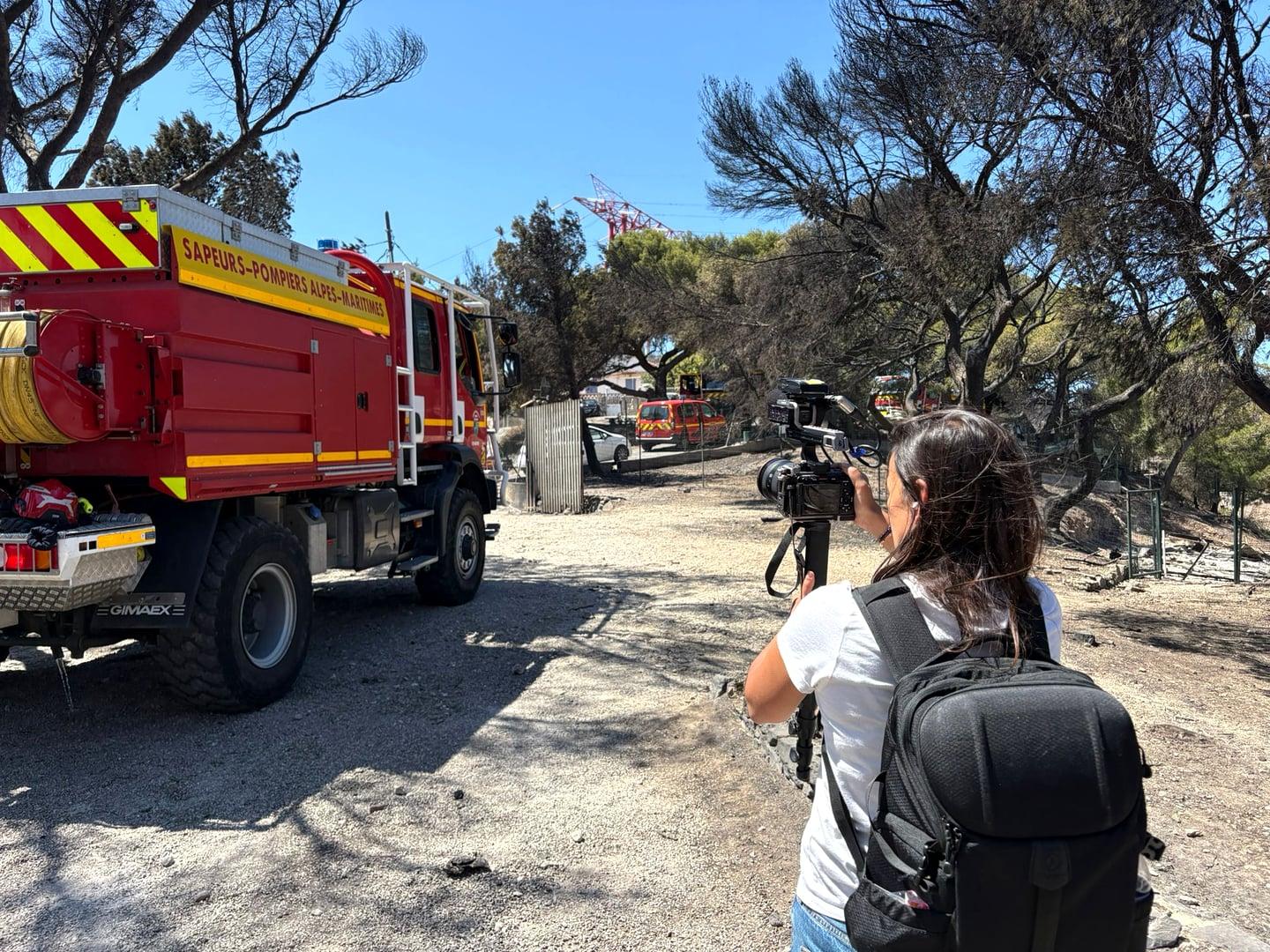 Breaking news on wildfires in France